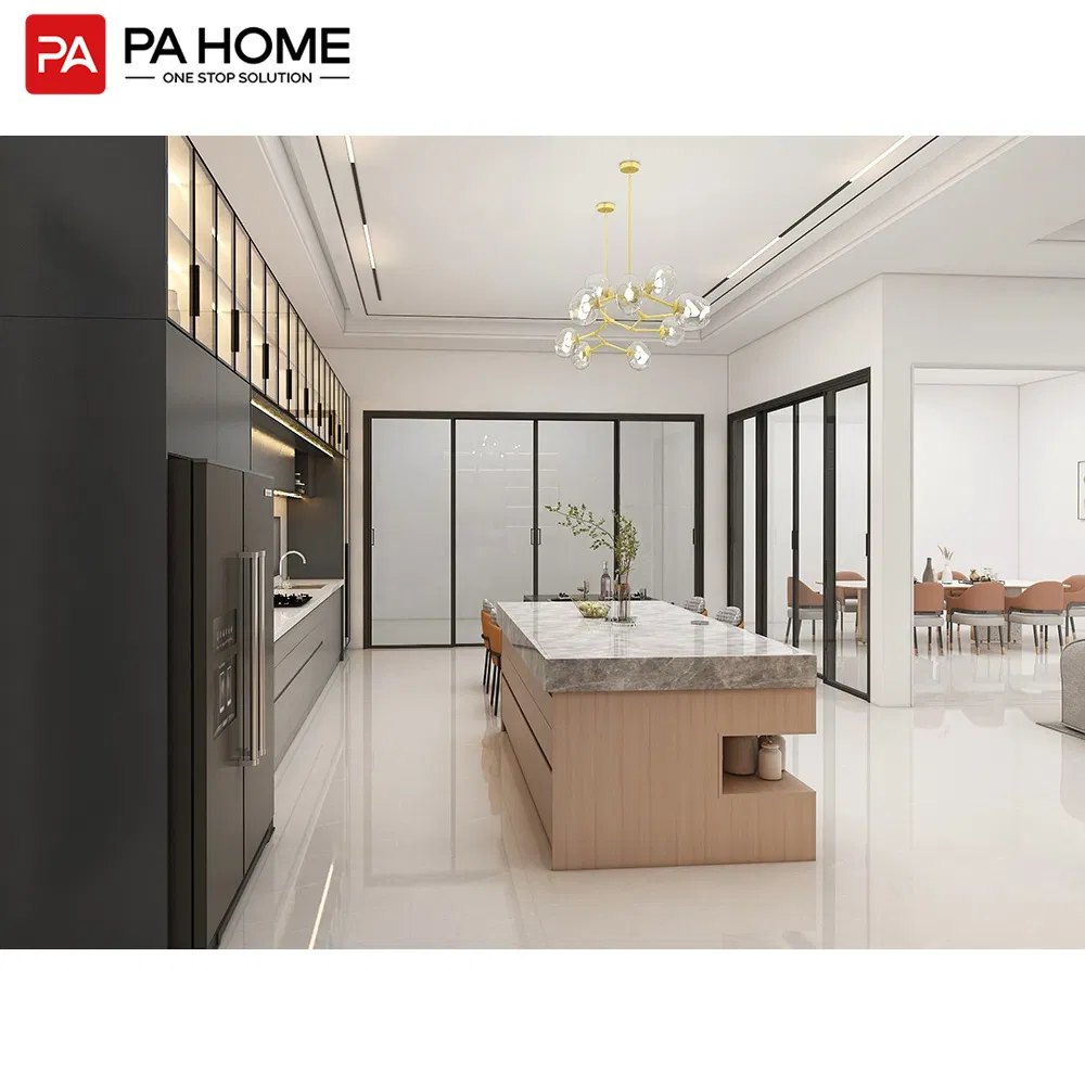 PA Modern Kitchen Cabinetry Home Furniture Modular Marble Countertop Kitchen Cabinets