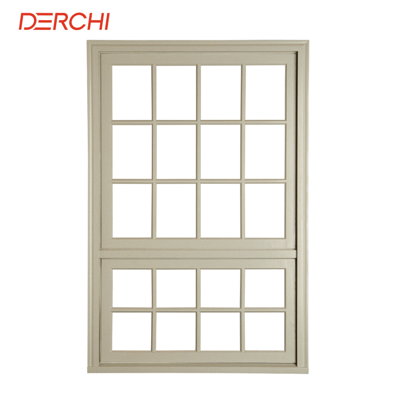 Derchi Interior Panoramic Double Glazing Picture Fixed Window Thermal Break UPVC PVC Fixed Window
