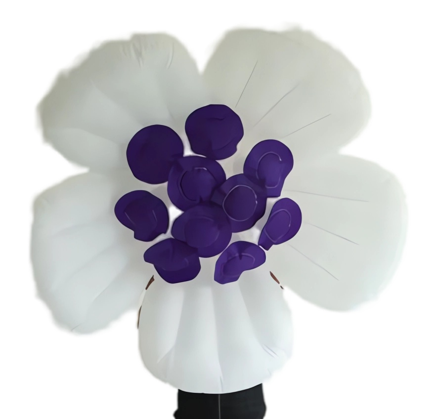 Giant Advertising Inflatable Tree Artificial Flower with LED Light for Decoration