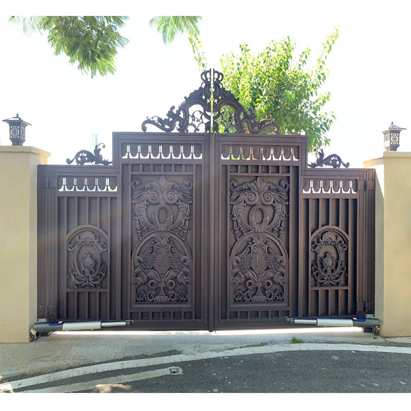 European Factory Price Aluminum Entry Door and Patio Electric Entrance Front Door