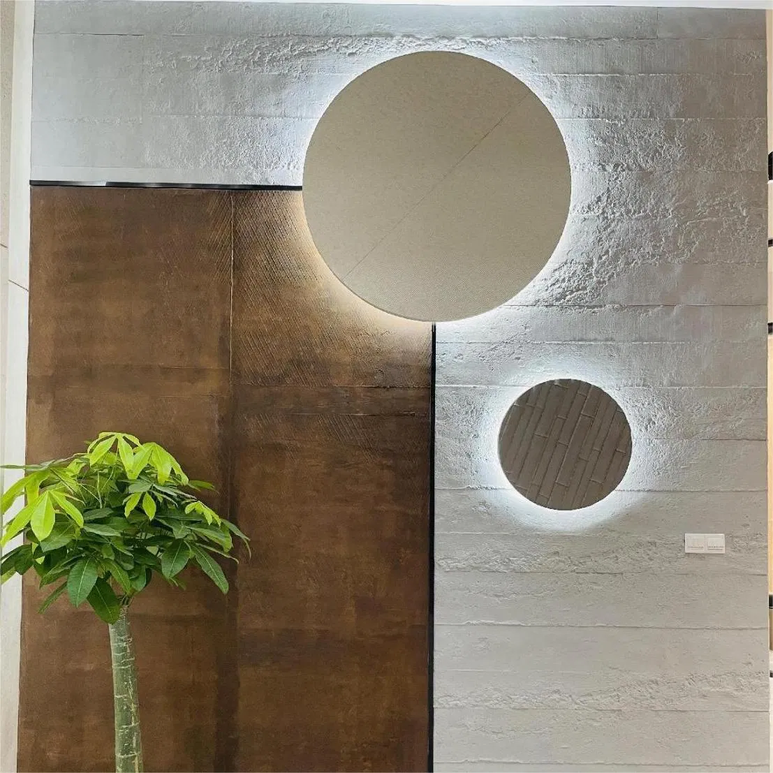 Eco-Friendly 3D Effect Flexi Cladding Natural Stone Golden for Wall and Floor