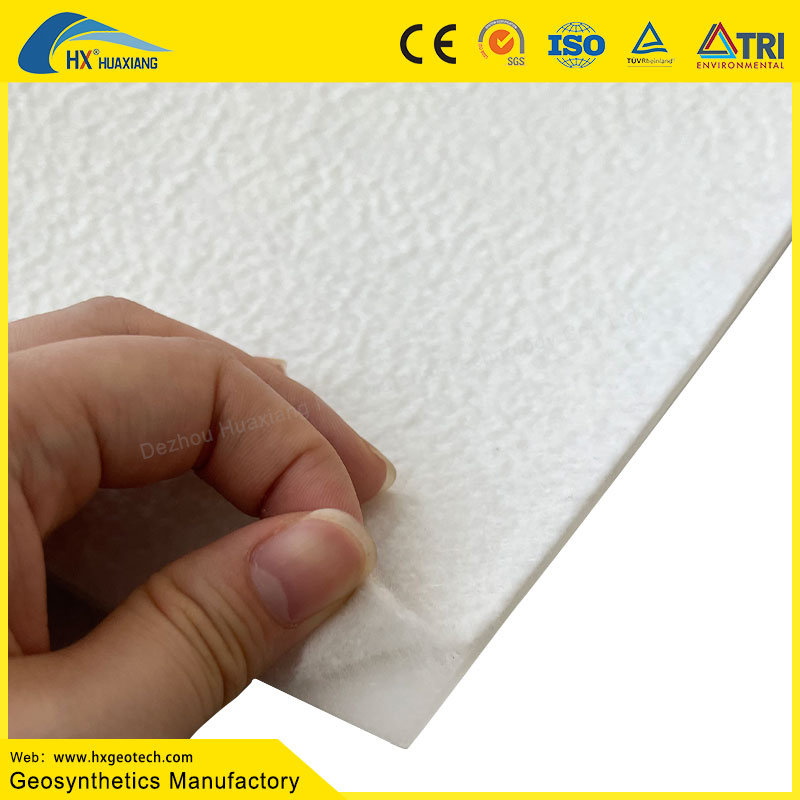 High Strength Acupuncture HDPE Plastic Waterproofing Composite Geomembrane for Fish Pond