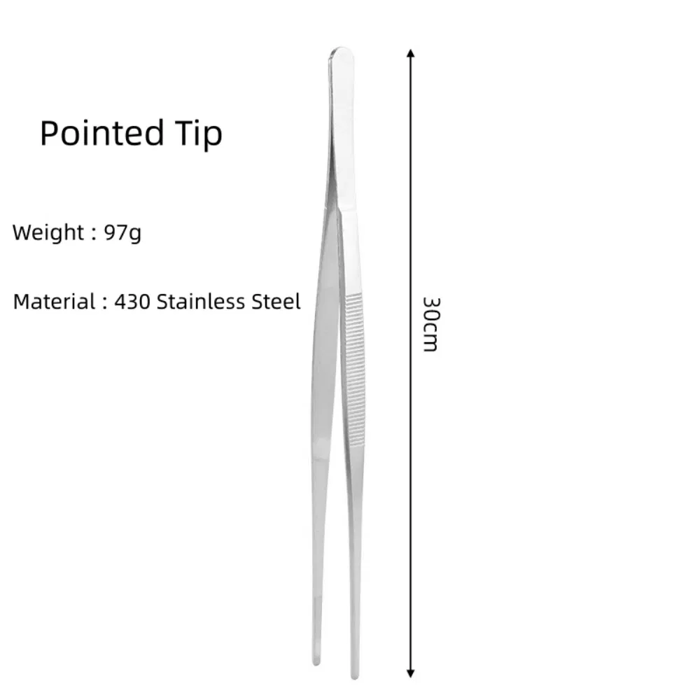 Best Restaurant Long Stainless Steel Hot Dog Weber Barbecue BBQ Grill Tongs