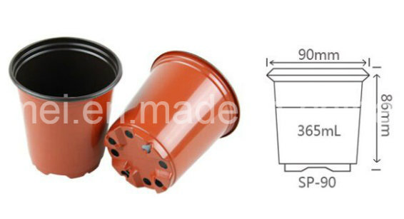 Plastic Thermoforming Flower Pot Garden Planter Printing Nursery Seeding Pot