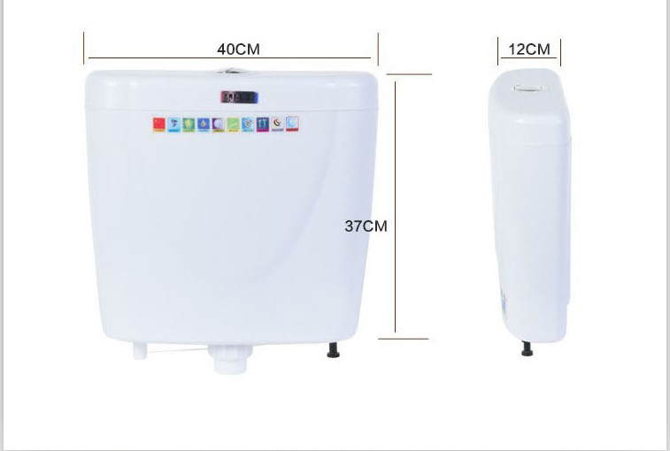 Hot Selling Economic Model Dual Flush Toilet Plastic Cistern