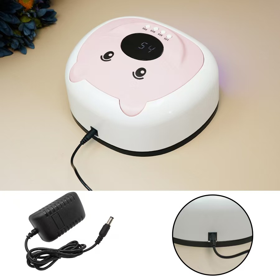 Cute Mouse Face 4-Button Plug-in Nail Lamp