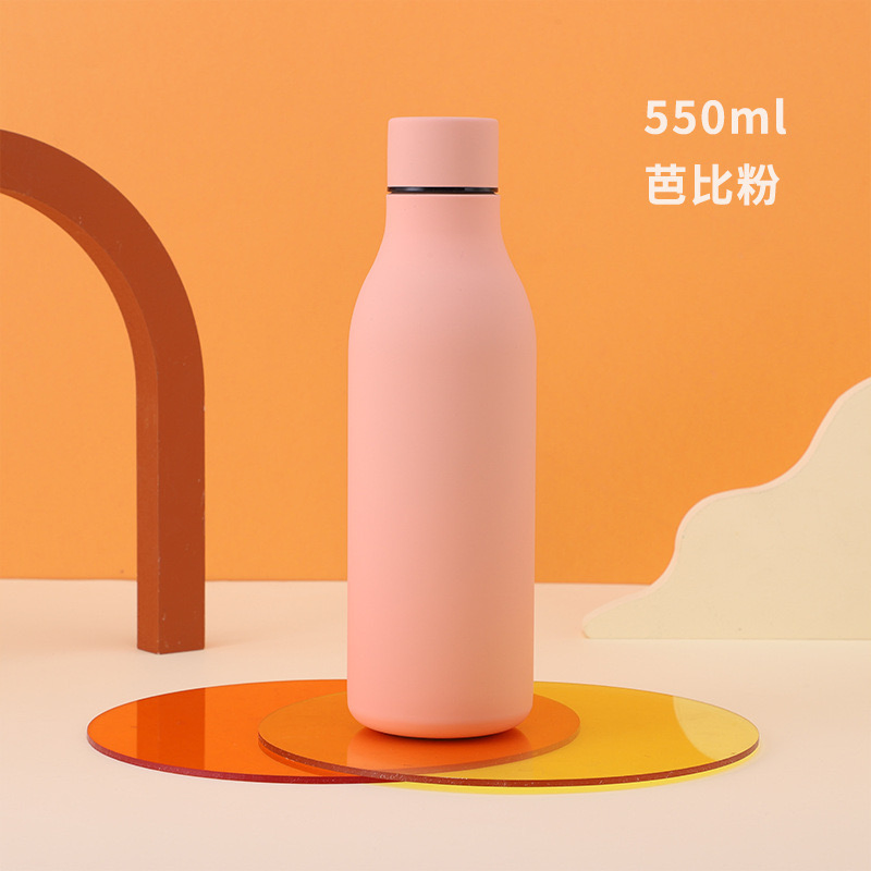 550ml Hot Sale 304 Stainless Steel Sport Water Bottle with Lids Insulated Water Bottle Custom Logo