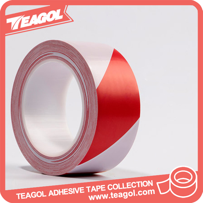 Pressure-Sensitive Adhesive PVC Caution Tape for Floor Marking