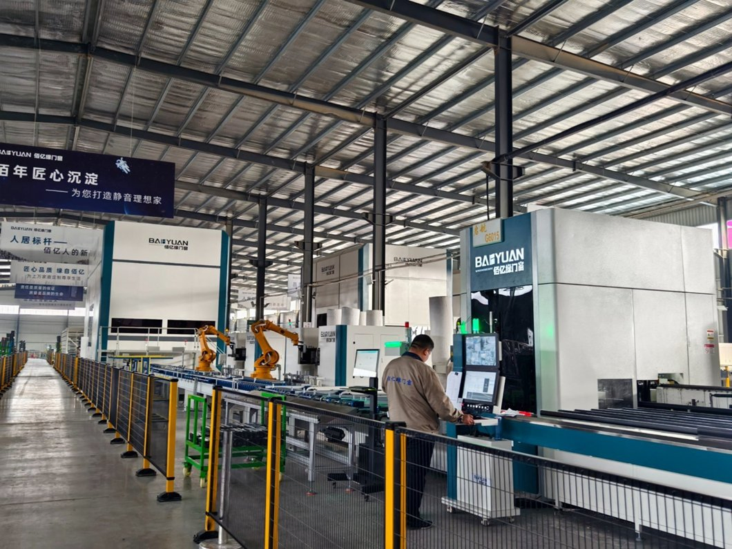 Morden Design Residential Aluminum Double Glazing Glass Automatic Roller Shutter Door