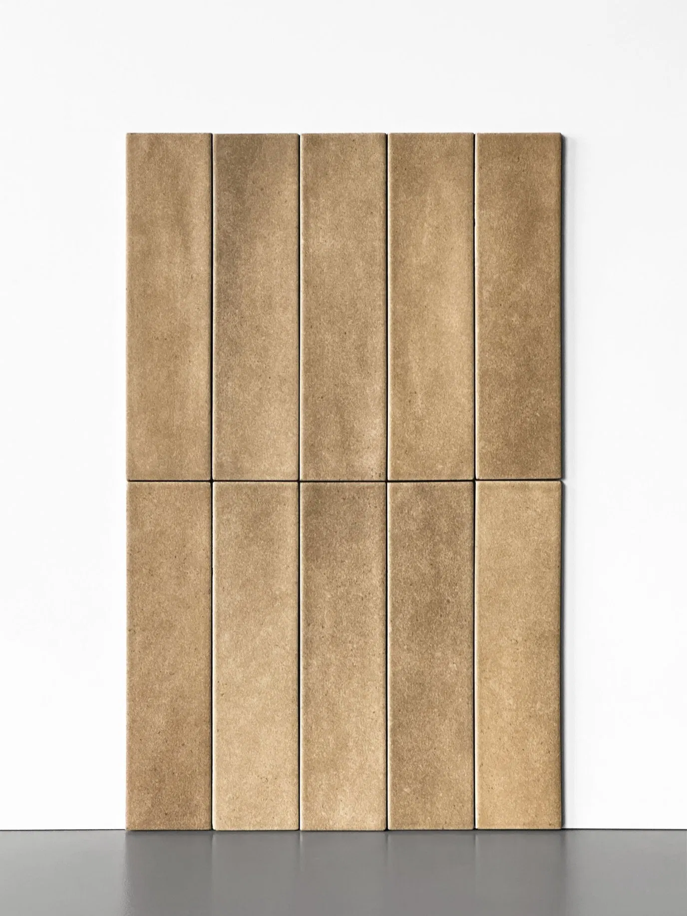 Rectangular Wall Tiles Imitating Coarse Ceramic Surfaces