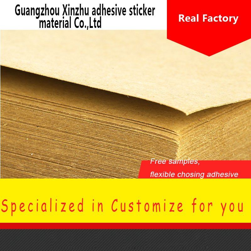 Factory Direct Sell A4 Size Self-Adhesive Glossy Laser Inkjet Supermarket Price Adhesive Label Sticker