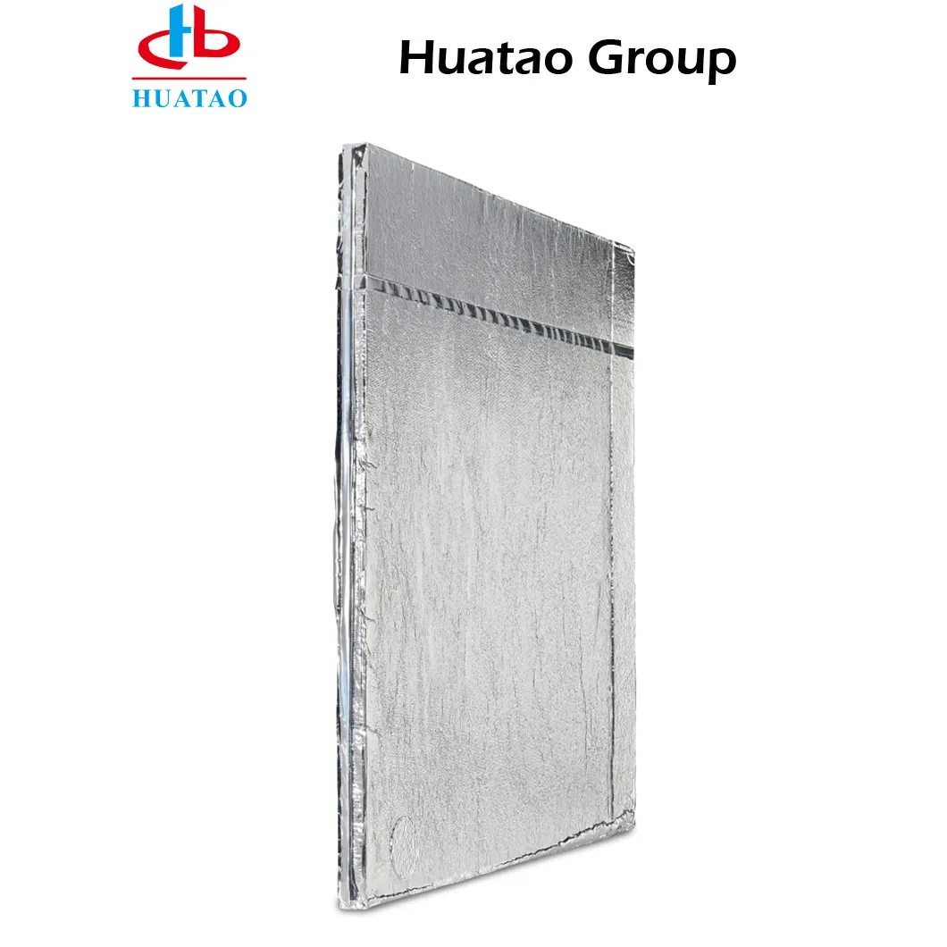 Heat Resistant Low Conductivity Vacuum Insulated Panel for Building