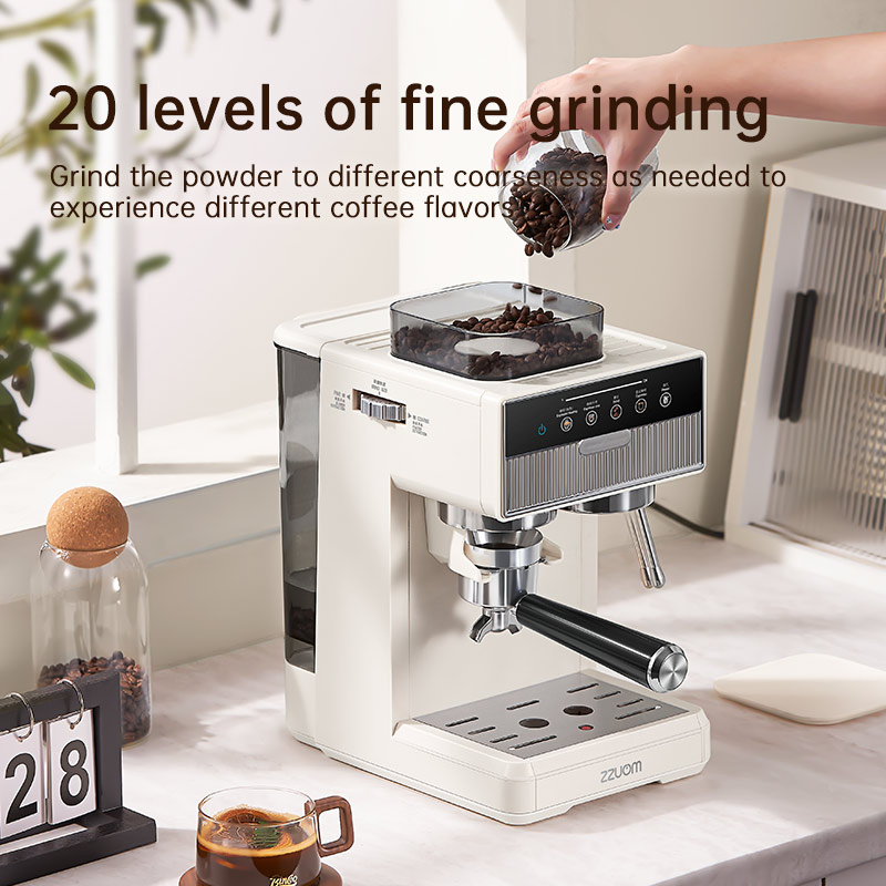 Dual Temperature Coffee Maker - 2-Min Cold Brew & 92°C Hot Espresso, Compact for Small Kitchen