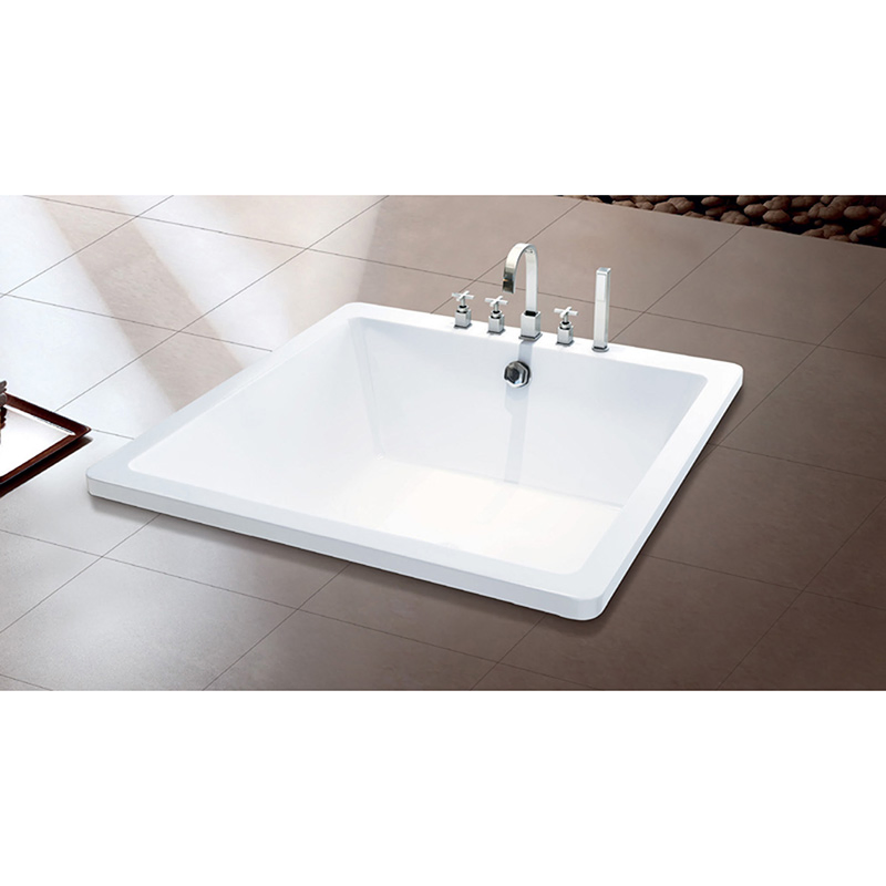 Белая акриловая ванна для взрослых, отдельно стоящая