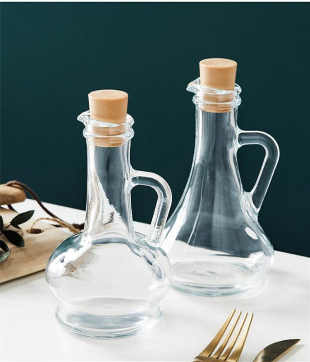 Manufacturer Supply Glass Bottle Square Green Olive Oil Bottle 500 Ml 1000ml with Matching Lid