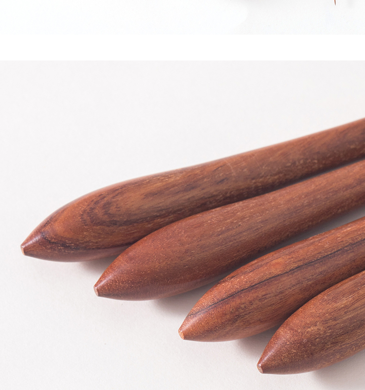 Guyo Wooden Handle 100% Kolinsky Nail Art Brush Set