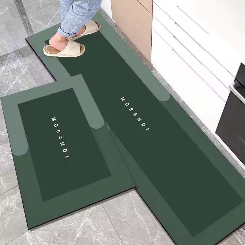 Kitchen Carpet Kitchen Rug Diatomite Custom Printed Oil Water Absorbent Kitchen Floor Mat