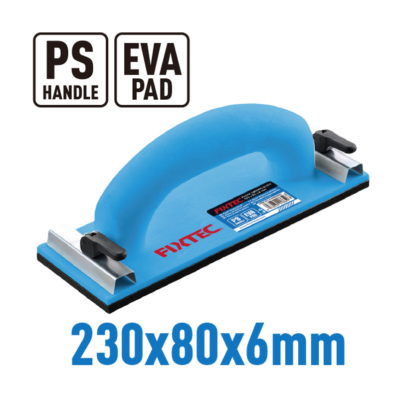 Fixtec Professional Plastic Drywall Pole Sander Sanding Block 230*80*6mm Plastic Hand Sander