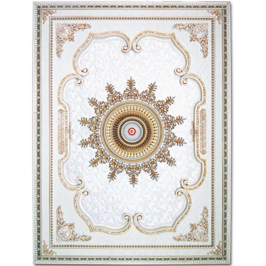 Banruo PS Plastic Ceiling Panel Tiles Ceiling Board Decoration European Church Style