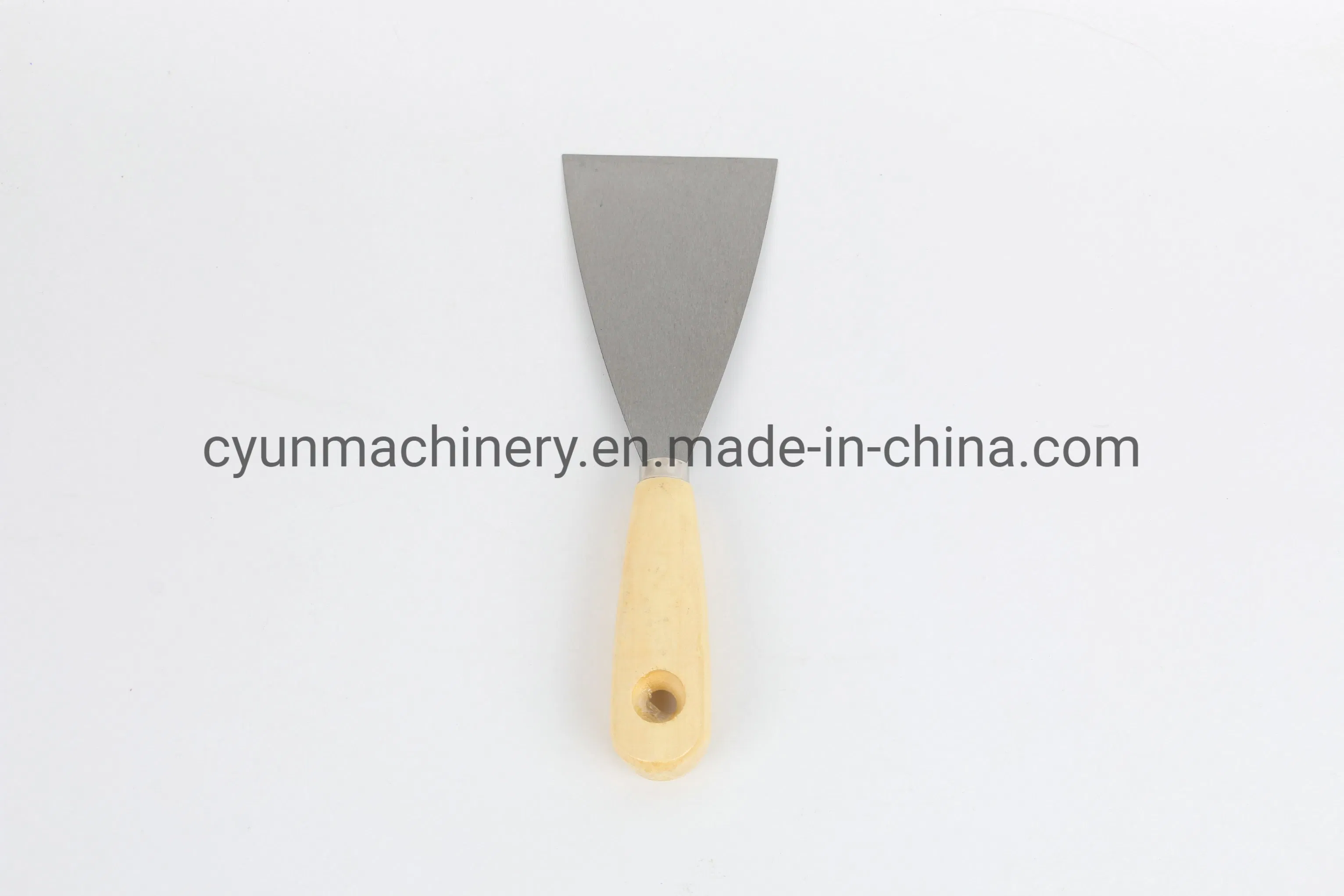 Scraper Clipped Wooden Handle Carbon Steel Mirror Polished Blade Building Putty Knife
