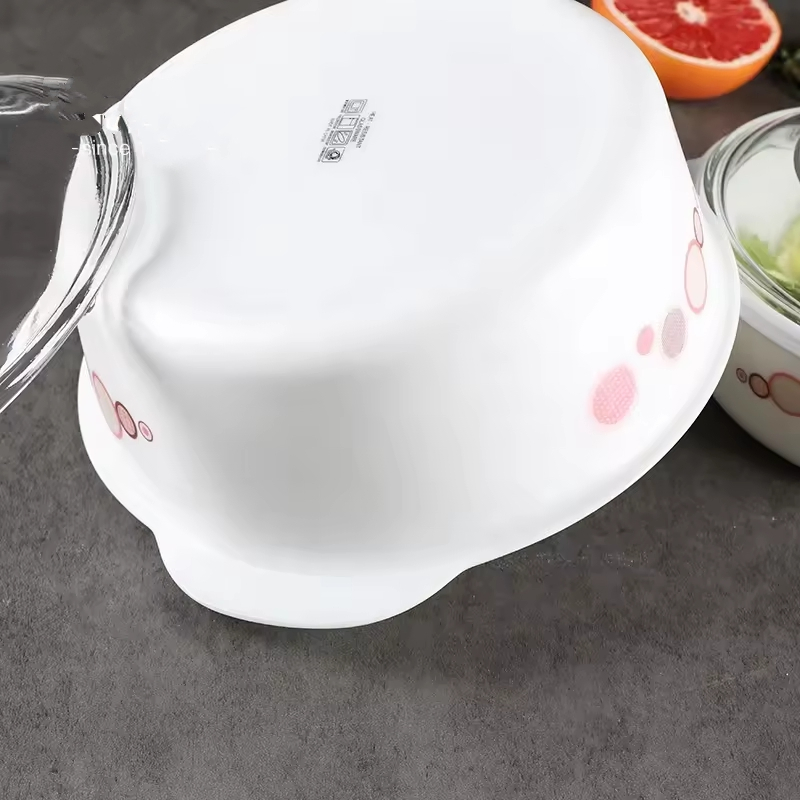 Жаропрочная опаловая супница с крышкой, 1 л