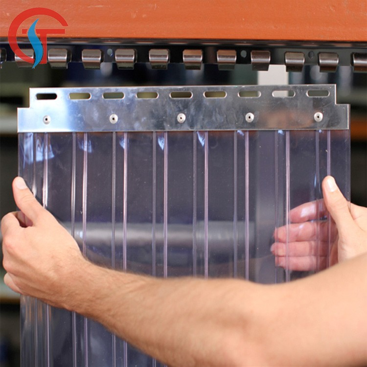Transparent Standard Flexible Industry Plastics PVC Door Curtains