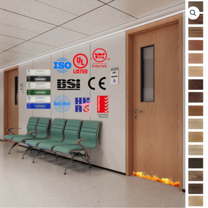BS En CE Certified HPL High-Quality Indoor Fireproof Doors