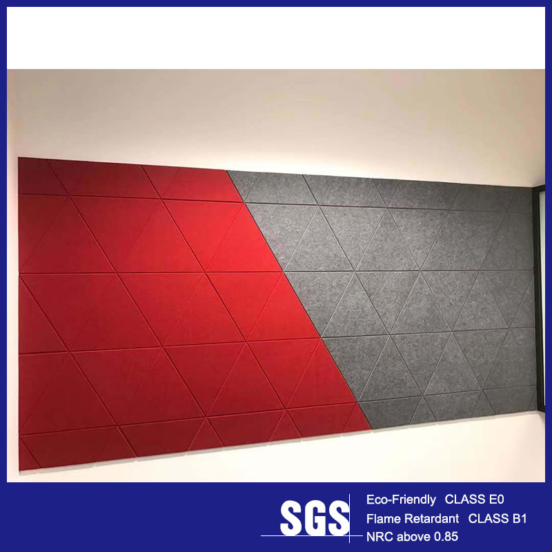 Home Bedroom Polyester Fiber Sound-Absorbing Board Stairs Wall Sound-Proof Board Decoration Materials
