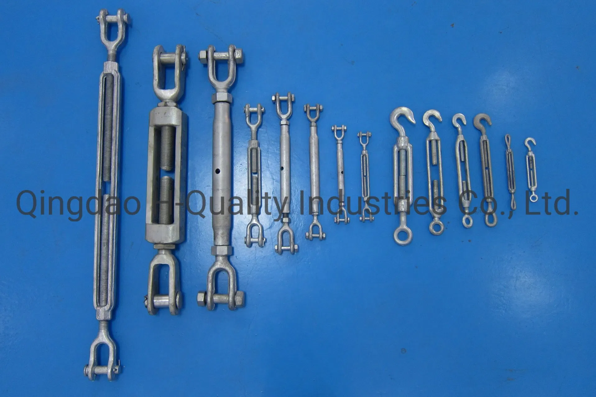 Rigging Hardware JIS Frame Type Wire Rope Turnbuckles, Zinc Plated or Hot DIP Galvanized
