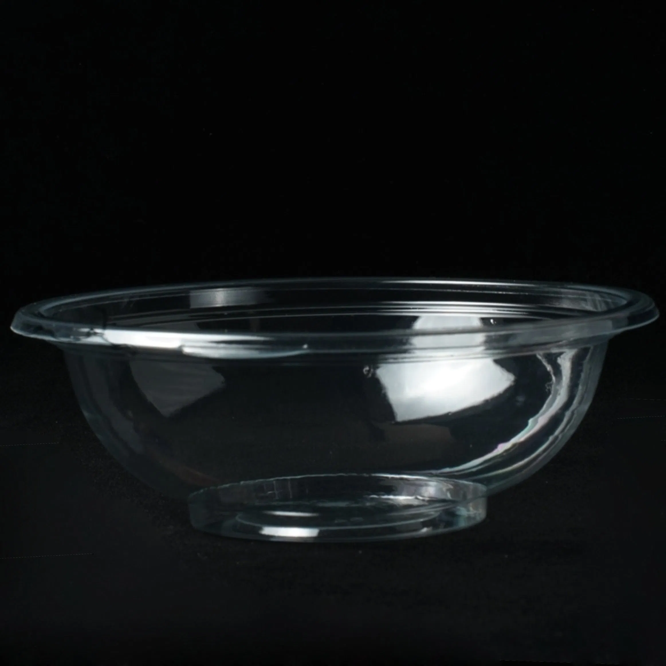 24oz Factory Direct Sales RPET Durable Plastic Salad Bowl Used for Dessert