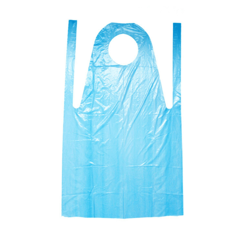 Single Use Wholesale Waterproof Plastic Sleeveless PE Apron for Restaurant