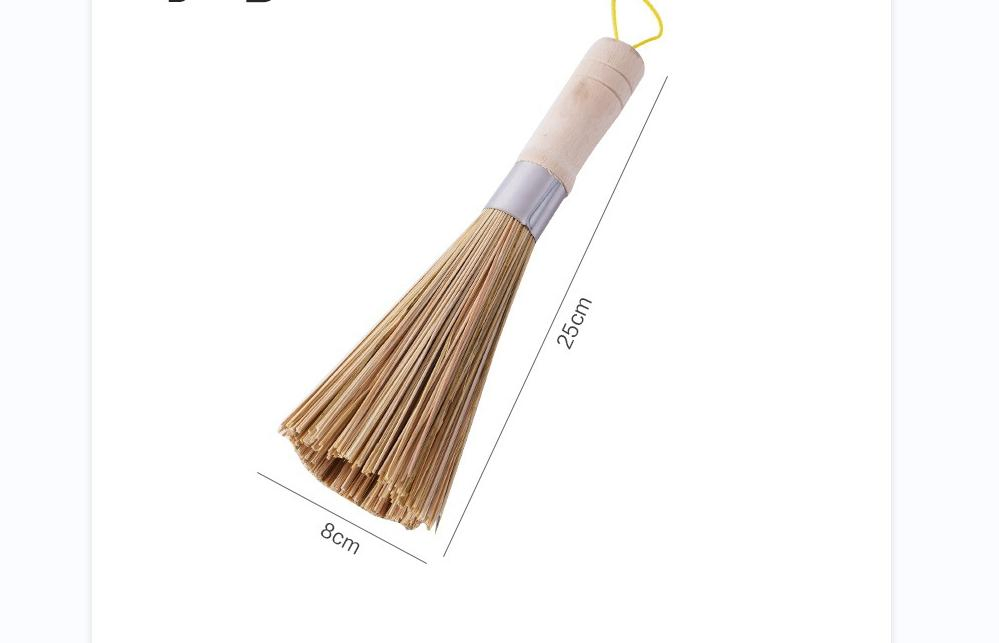 Kitchen Cleaning Brush, Bamboo Brush, Scrubbing