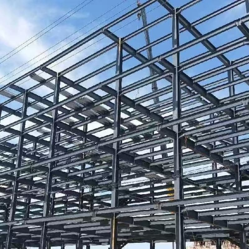 High Quality Steel Structure Warehouse Workshop with Modern Features for Industries, Leading Factory with Certifications