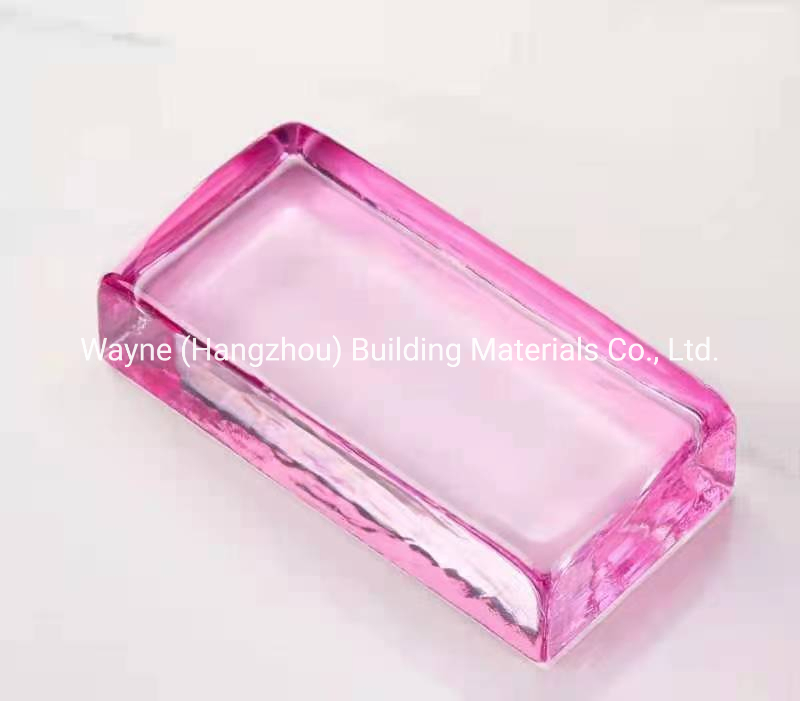 China Factory Price Modern Design Color Solid Glass Brick Lead Free No Bubble