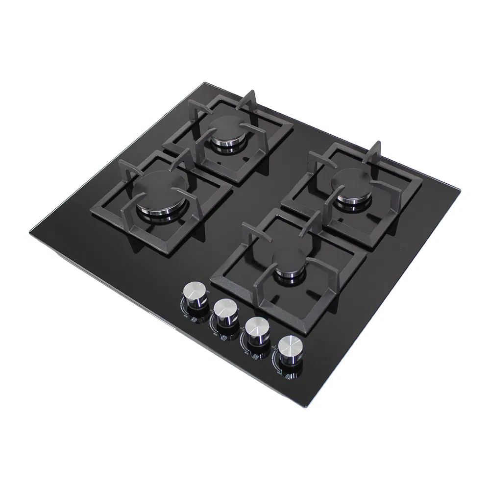High Power 4 Burners Tempered Glass Gas Cooker for Modern Kitchens Gas Stove