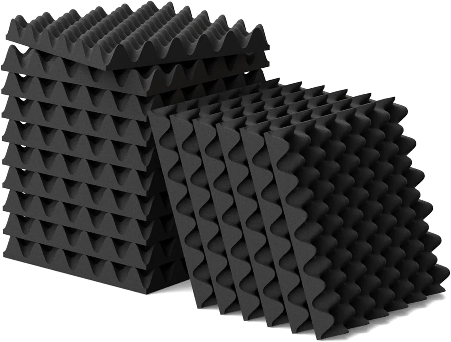 High Density and Fire Resistant Pyramid Acoustic Panels for Wall and Ceiling