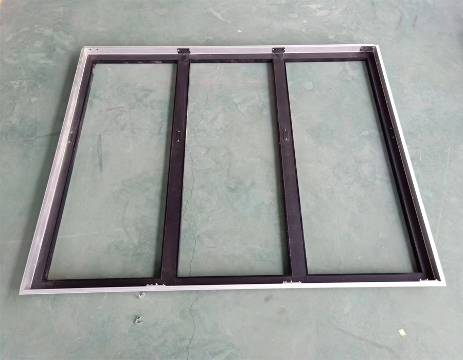 Supermarket Beverage Walk in Cooler Glass Door with Frame