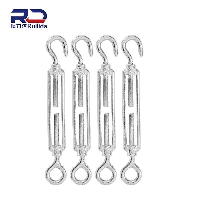 Carbon Steel Turnbuckle Match Wire Rope with Eye & Hook Bolt