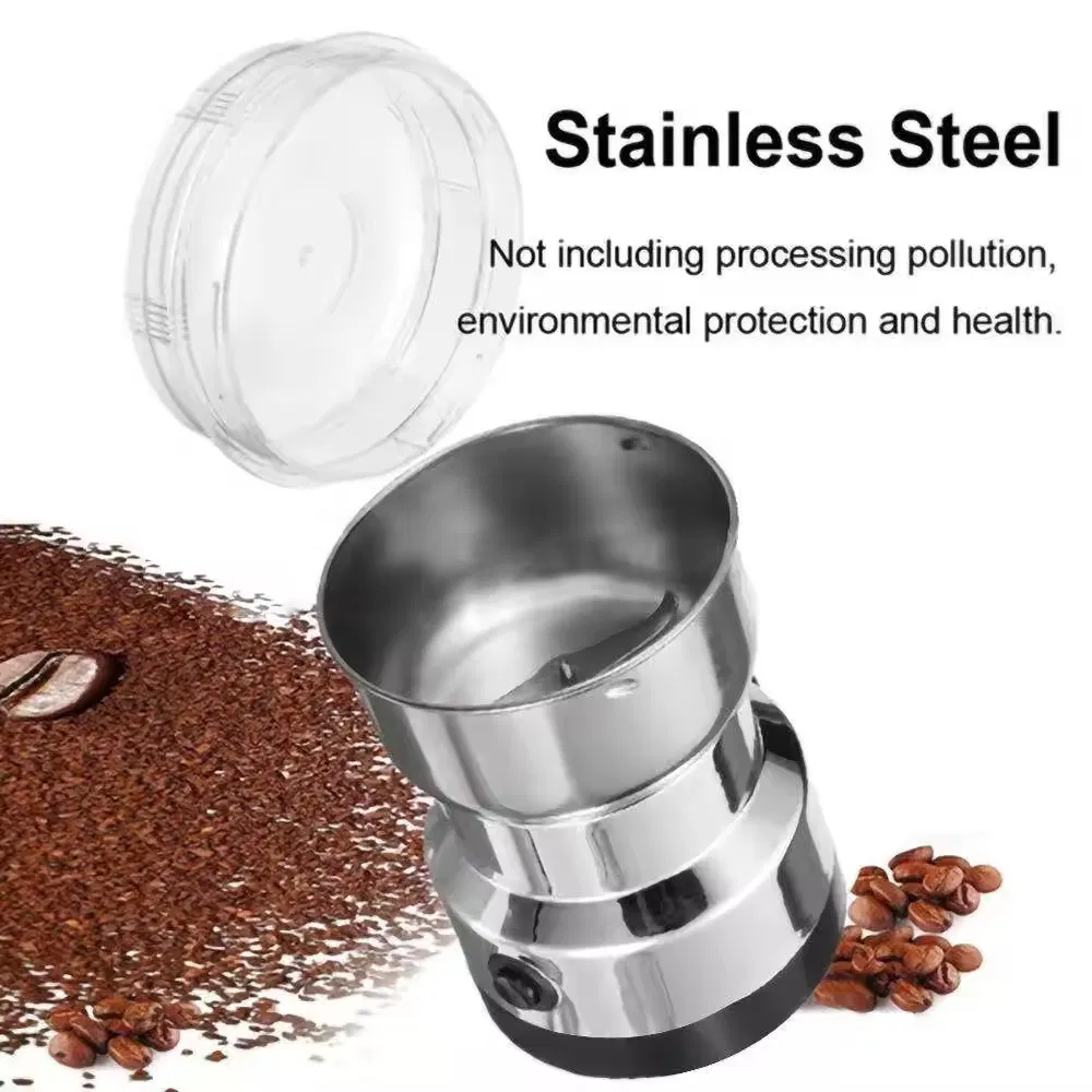 Automatic Electric Smoothie Maker Coffee Bean Grinder in Black
