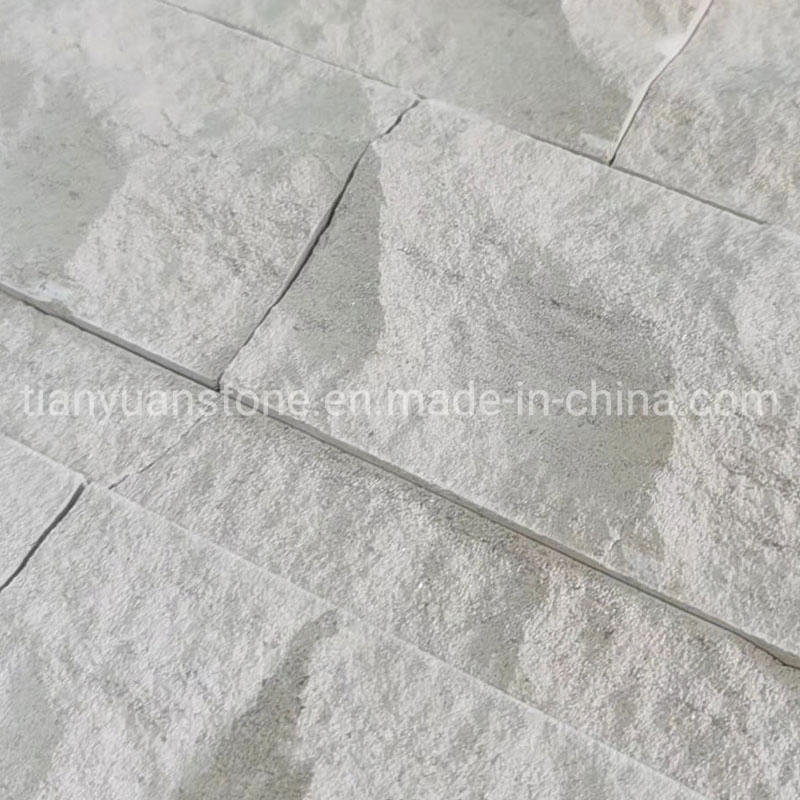 White Limestone Ledge Stone for Feature Wall