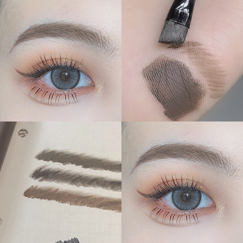 Natural Eyebrow Tint for Smudge-Proof Beauty with Flexible Brush Easy to Draw