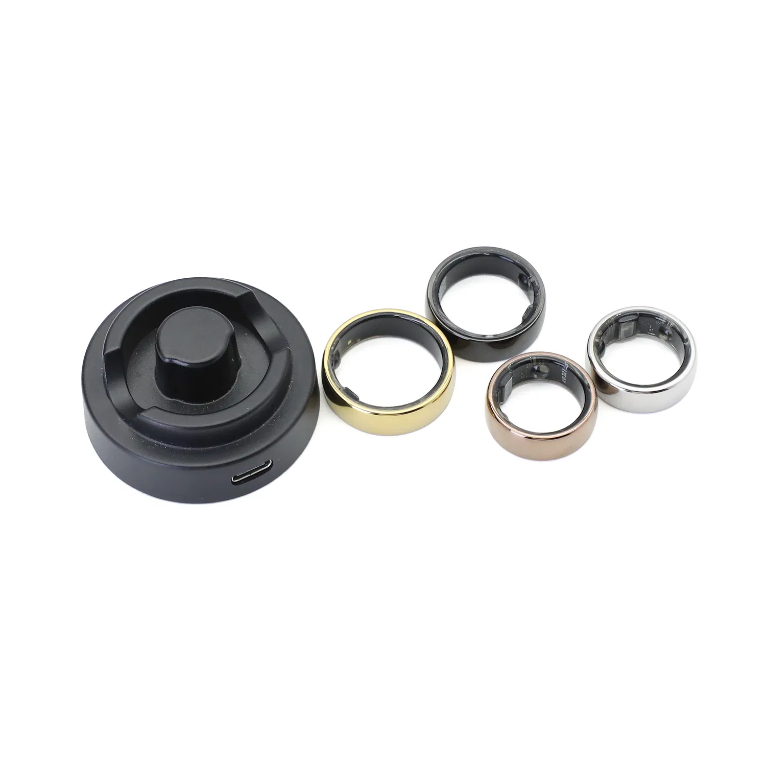 Digital OEM NFC RFID Biometric Smart Ring Medical Grade with Charger for Phone