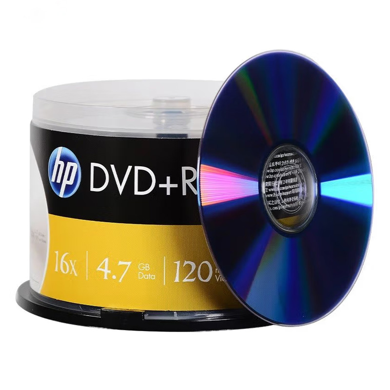 DVD-R диски 4.7ГБ 16x, 50 шт, серебристые