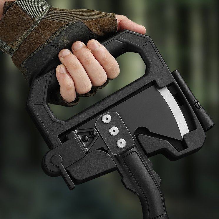 Black Outdoor Camping Survival Hammer Hatchet Axe Hand-Tools with Nylon Sheath