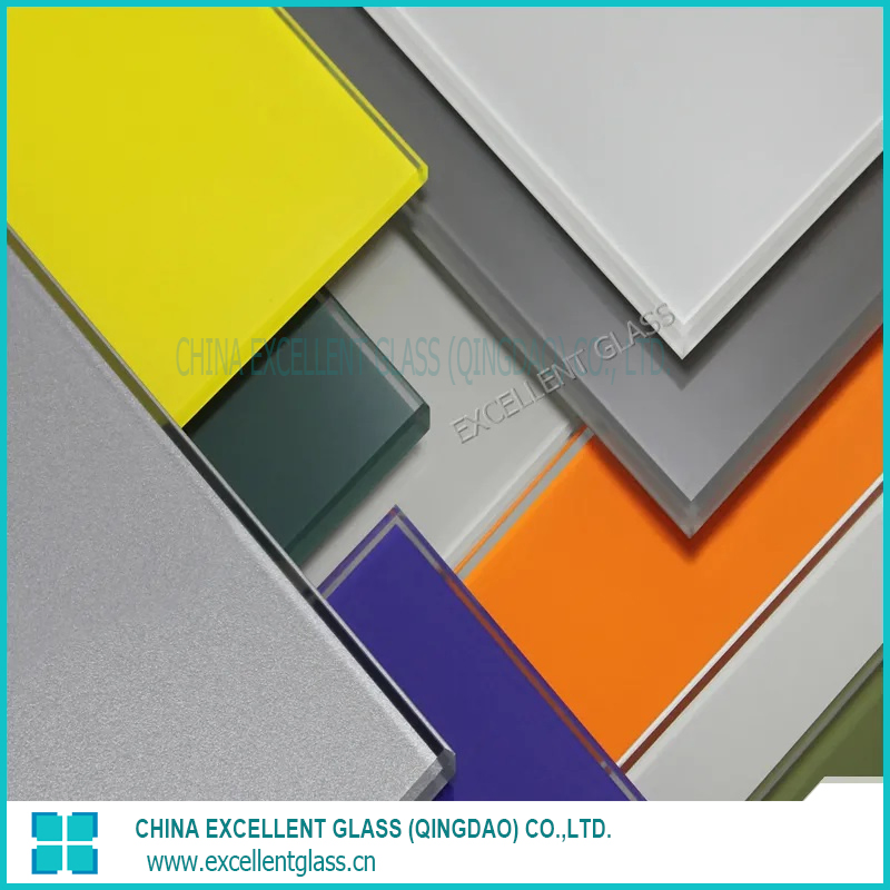4-8mm Red/Wine Red /Blue/Green/Yellow/Ivory/Champagne Gold /Grey Painted/Backing/Lacquered Float /Safety/Art Glass for Kitchen/House Decoration