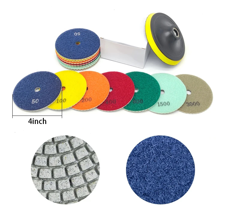 Diamond Polishing Flexible Pad for Floor Concrete Granite Porcelain Tile Stone