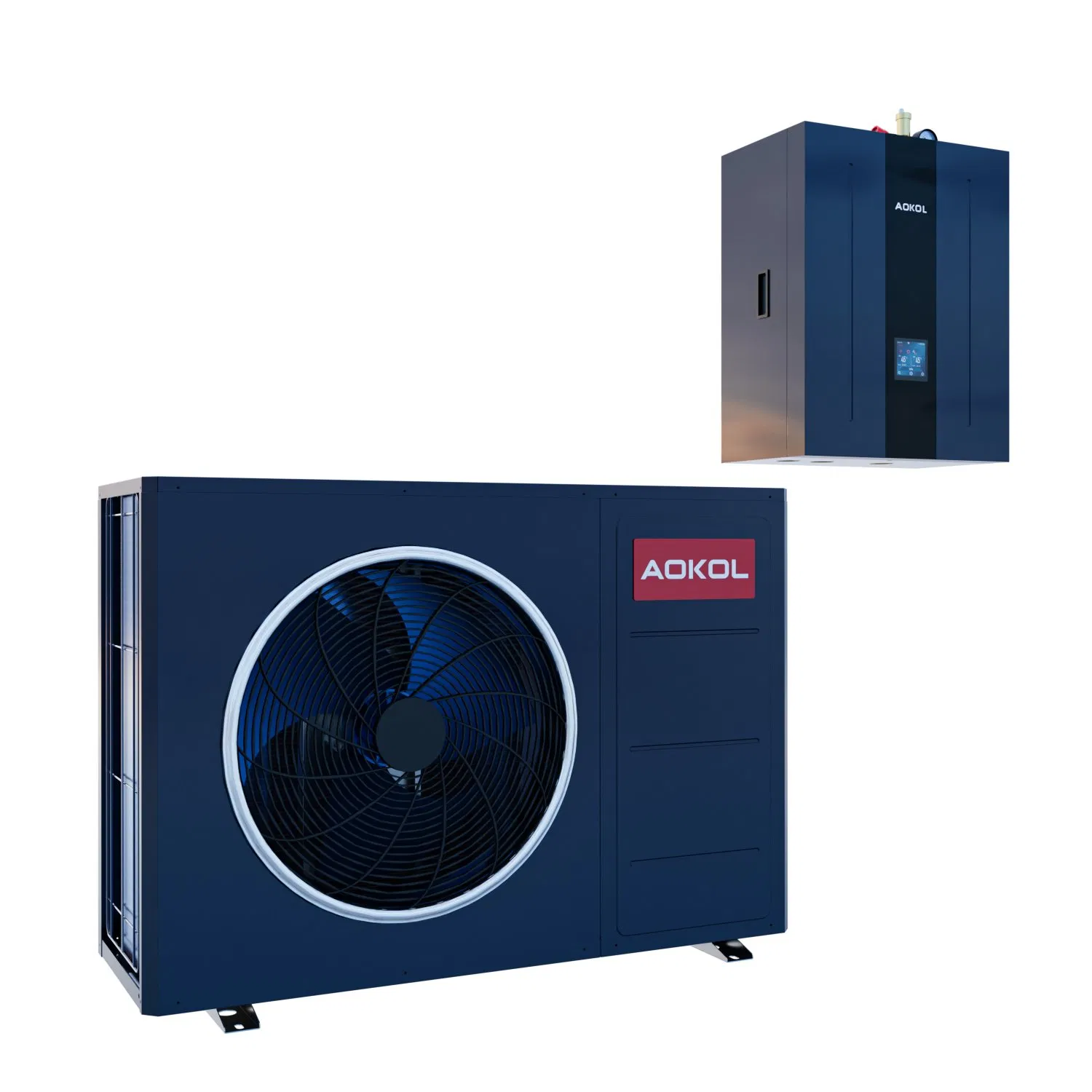 Inverter a+++ Smart 8kw Monobloc Air Source R290 Heat Pump 75° C Cooling Heating Hot Water High with Hydraulic Module