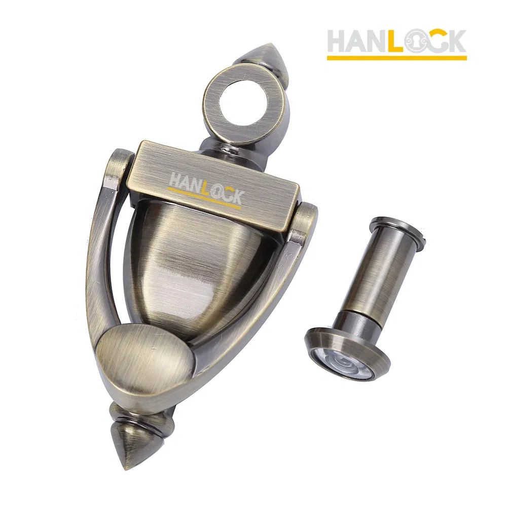 Wholesale Factory Supply American Style 180 Degree Black Zinc Alloy Hardware Door Viewer