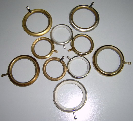 Brass Circle Square Greece Spain Curtain Ring