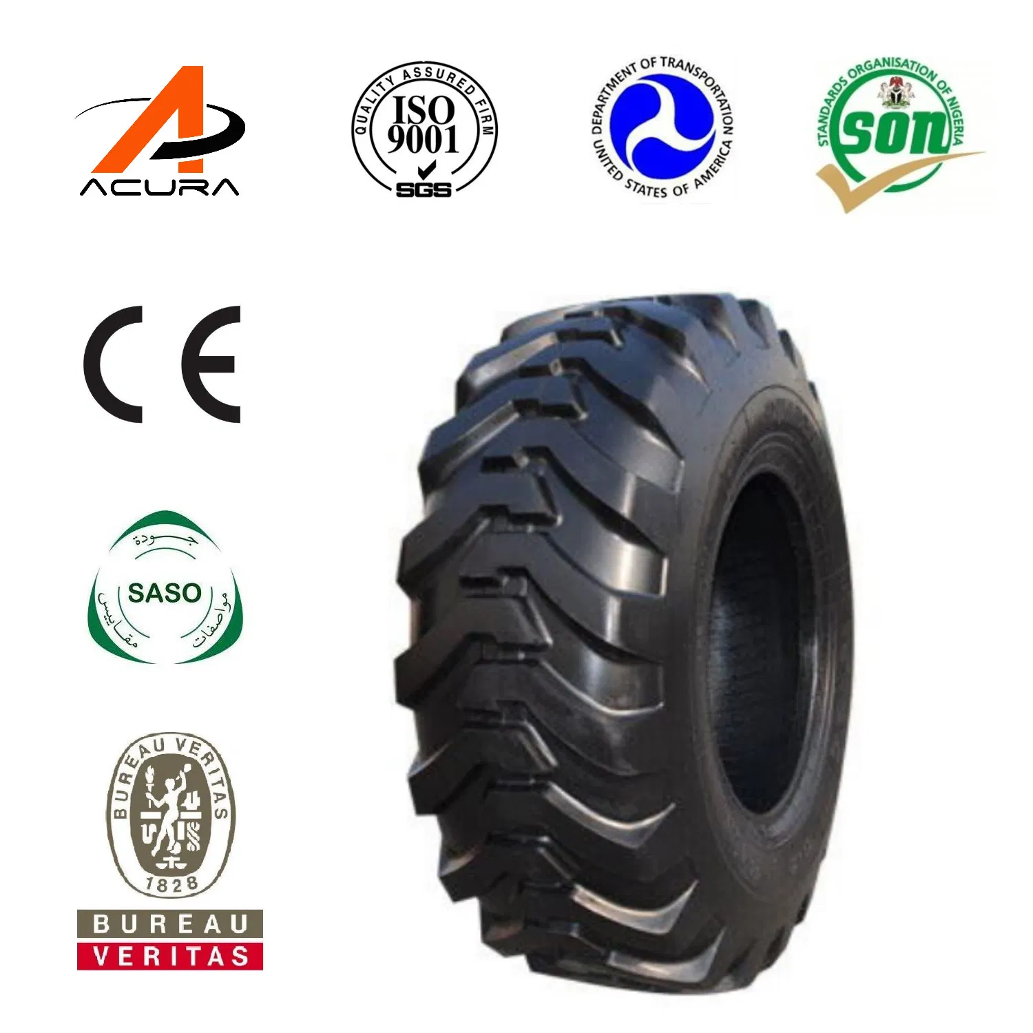 Double Coin Aeolus 24.00R35 E3 L3 Triangle Solid Rubber Industrial Tire